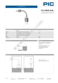PLS-080B-3VAL Datasheet Page 2