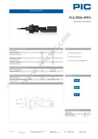 PLS-092A-3PPH Datasheet Cover