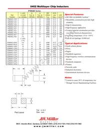 PM0402-8N2J Datasheet Cover
