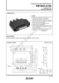 PM100CLA120 Datasheet Cover