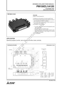 PM150CL1A120 Datasheet Cover