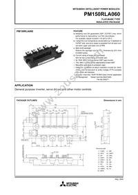 PM150RLA060 Datasheet Cover