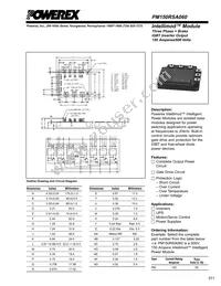 PM150RSA060 Datasheet Cover