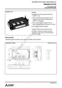 PM300DV1A120 Datasheet Cover