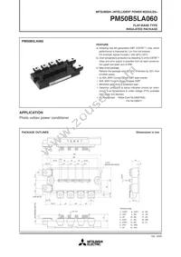 PM50B5LA060 Datasheet Cover