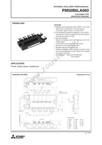 PM50B6LA060 Datasheet Cover