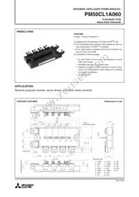 PM50CL1A060 Datasheet Cover