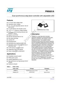 PM6681A Datasheet Cover