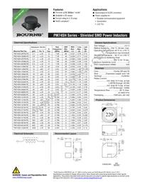 PM74SH-821M-RC Datasheet Cover