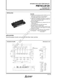 PM75CLB120 Datasheet Cover