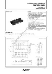 PM75RLB120 Datasheet Cover