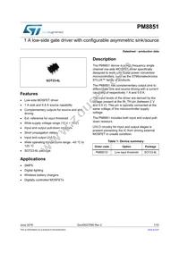 PM8851D Datasheet Cover