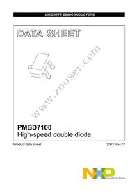 PMBD7100 Datasheet Page 2