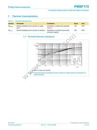 PMBF170 Datasheet Page 5