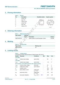 PMBT3946VPN Datasheet Page 3