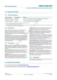 PMBT3946YPN Datasheet Page 15