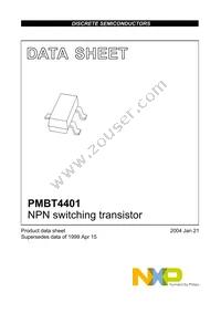 PMBT4401 Datasheet Page 2