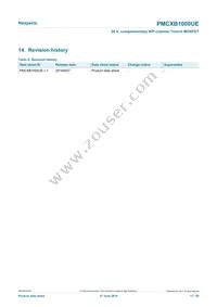 PMCXB1000UEZ Datasheet Page 17