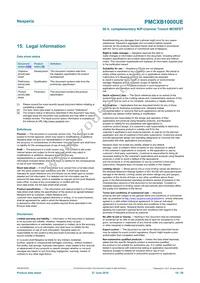 PMCXB1000UEZ Datasheet Page 18