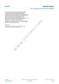 PMCXB1000UEZ Datasheet Page 19