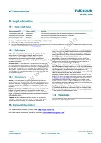 PMD4002K Datasheet Page 14