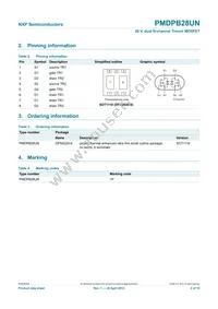 PMDPB28UN Datasheet Page 3