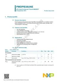 PMDPB38UNE Datasheet Page 2