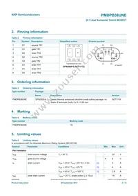 PMDPB38UNE Datasheet Page 3