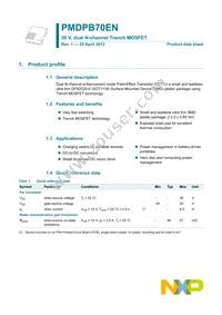 PMDPB70EN Datasheet Page 2