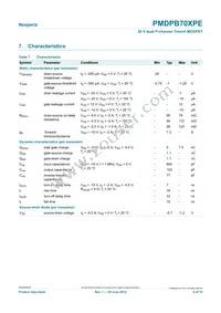 PMDPB70XPE Datasheet Page 6