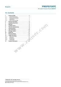 PMDPB70XPE Datasheet Page 15