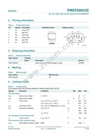 PMDT290UCE Datasheet Page 2