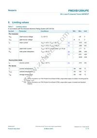 PMDXB1200UPEZ Datasheet Page 3