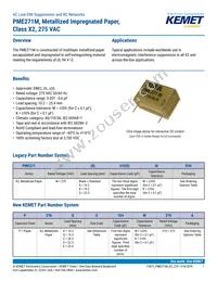 PME271M660KR30 Datasheet Cover