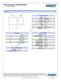 PME295RB4470MR30 Datasheet Cover