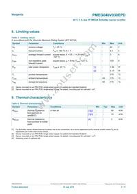 PMEG040V030EPDZ Datasheet Page 3