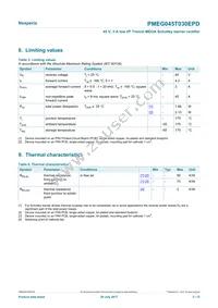 PMEG045T030EPDZ Datasheet Page 3