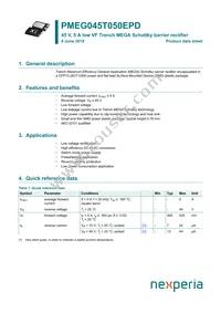 PMEG045T050EPDZ Datasheet Cover