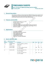 PMEG060V100EPDAZ Datasheet Cover