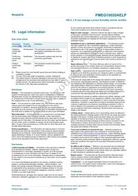 PMEG10020AELPX Datasheet Page 14