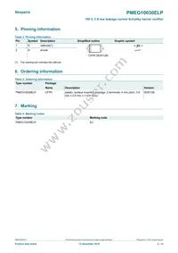 PMEG10030ELPX Datasheet Page 2