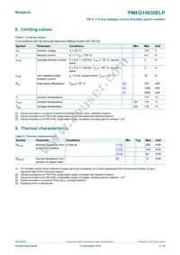 PMEG10030ELPX Datasheet Page 3