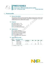 PMEG1020EA Datasheet Page 2