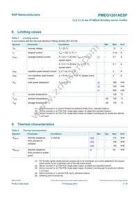 PMEG1201AESFYL Datasheet Page 3