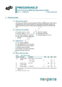 PMEG2005AELD Datasheet Cover