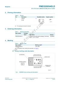 PMEG2005AELD Datasheet Page 2