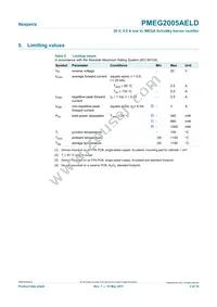 PMEG2005AELD Datasheet Page 3