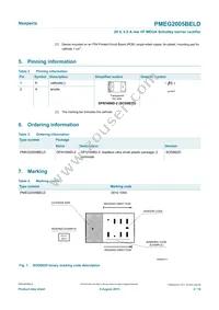 PMEG2005BELD Datasheet Page 2