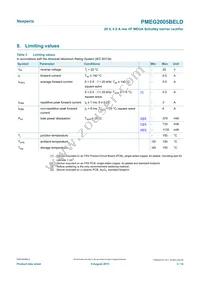 PMEG2005BELD Datasheet Page 3