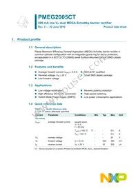 PMEG2005CT Datasheet Page 2